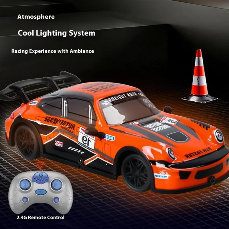 QX064-069 2.4G RC Car APP Controlled Drift Racing Vehicle Toy Model with Light / Sound Effects - QX064