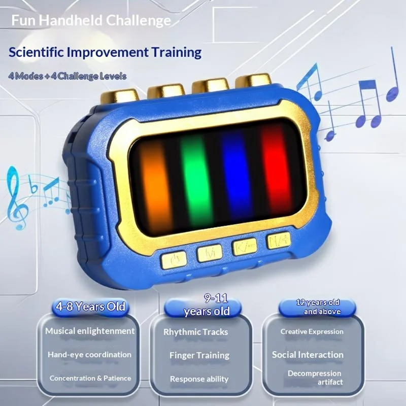 Jouet de formation au rythme des bouts des doigts CM136, console de soulagement du stress et de la tension