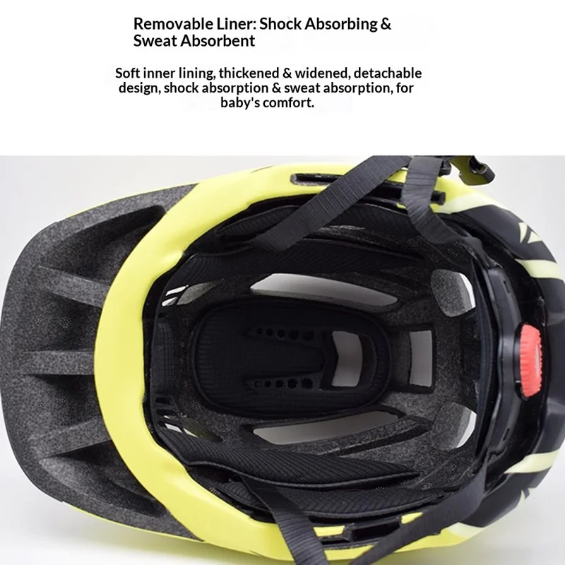 Åndbar cykelhjelm til børn, støddæmpende sikkerhedshjelm til udendørs aktiviteter som cykling og skateboard - Sort+Gul