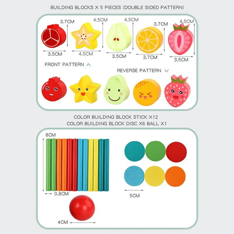 Jouet éducatif en bois multifonction 9 en 1 MWDH-021 pour enfants, cube d'activités avec extraction de carottes et capture d'insectes