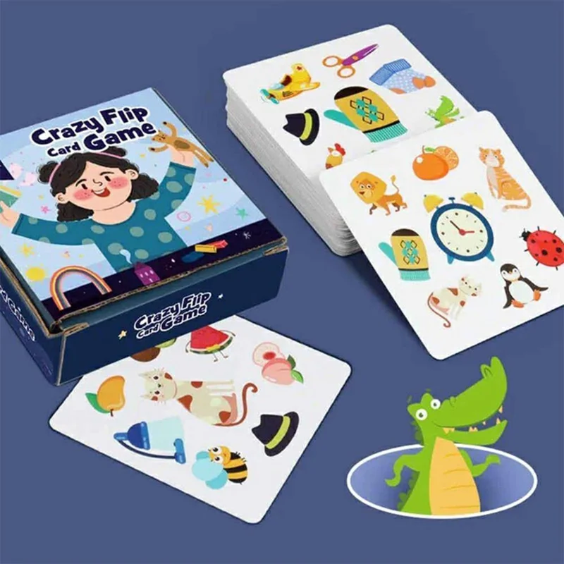 Carte Gioco di Memoria per Bambini Animali Traffico Cognizione Educativo Gioco da Tavolo - Multicolore