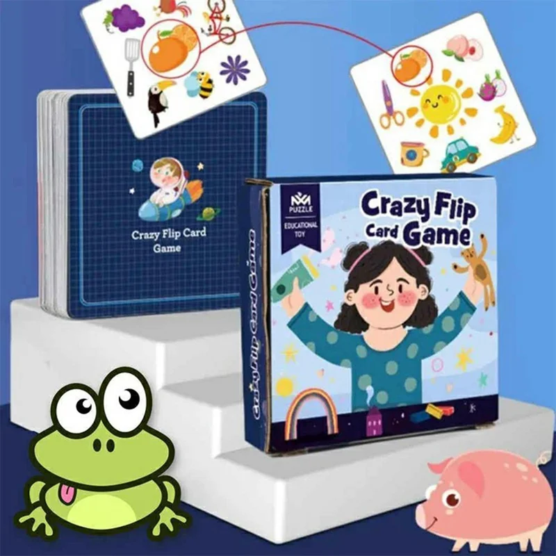 Carte Gioco di Memoria per Bambini Animali Traffico Cognizione Educativo Gioco da Tavolo - Multicolore