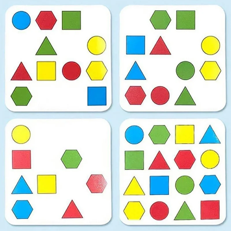 Gioco Educativo di Abbinamento Forme Geometriche Orsetto - Giocattolo per Bambini, Regalo Multicolore