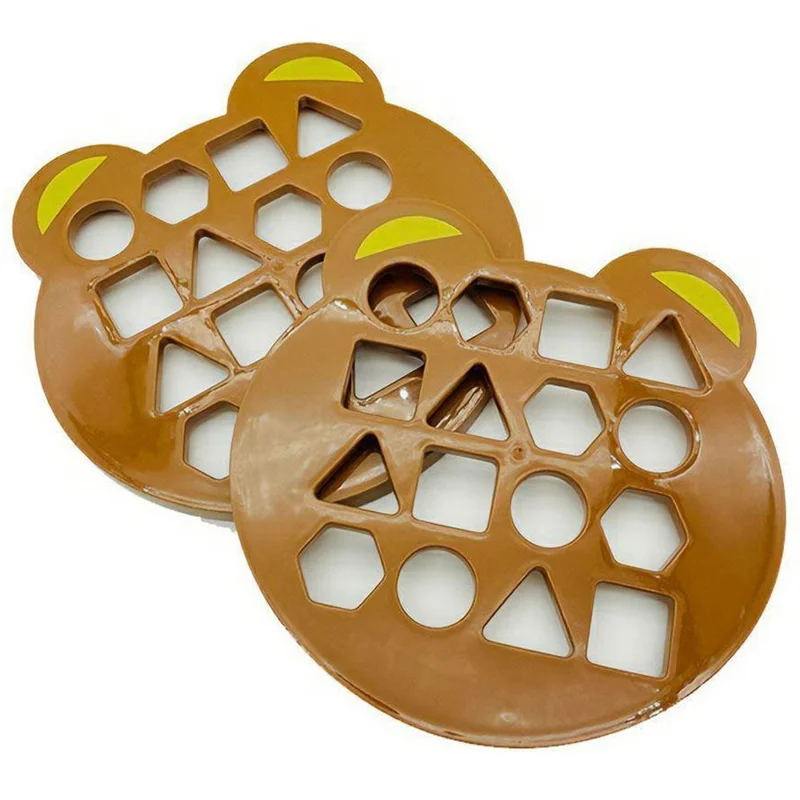 Gioco Educativo di Abbinamento Forme Geometriche Orsetto - Giocattolo per Bambini, Regalo Multicolore