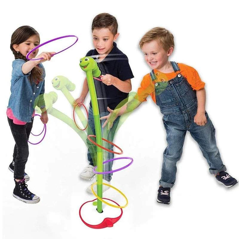 Jeu de cerceaux électrique avec insecte oscillant et musique - Jeu d'adresse interactif, cadeau pour enfants - Vert