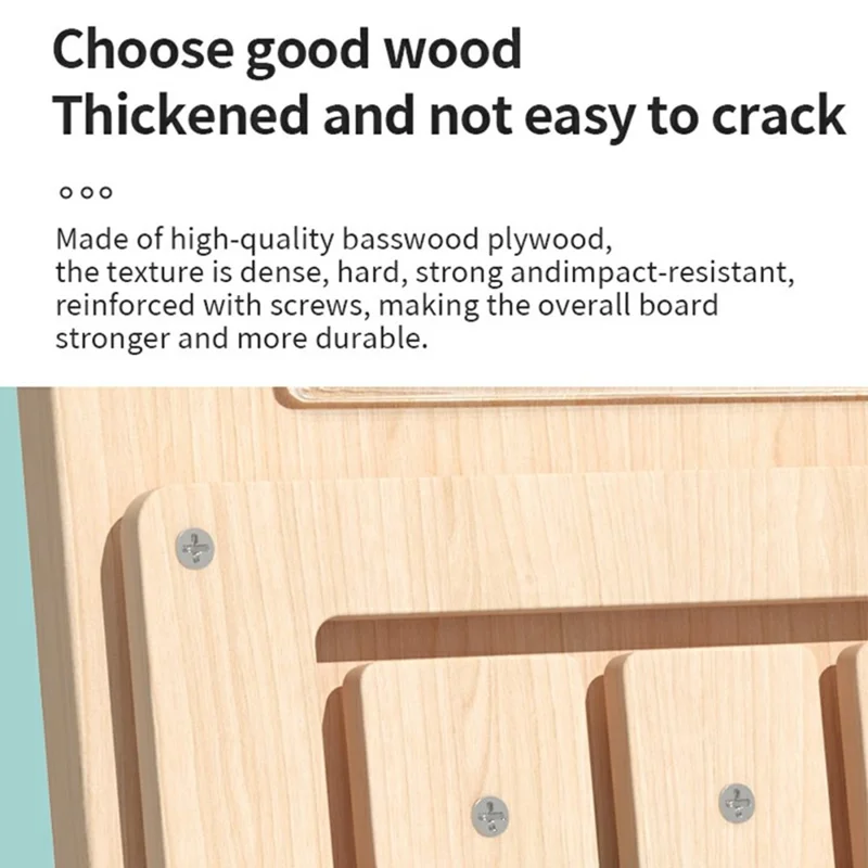 MWDH-2405 Four Color Matching Cognition Learning Game Board Wooden Logic Thinking Toy for Children