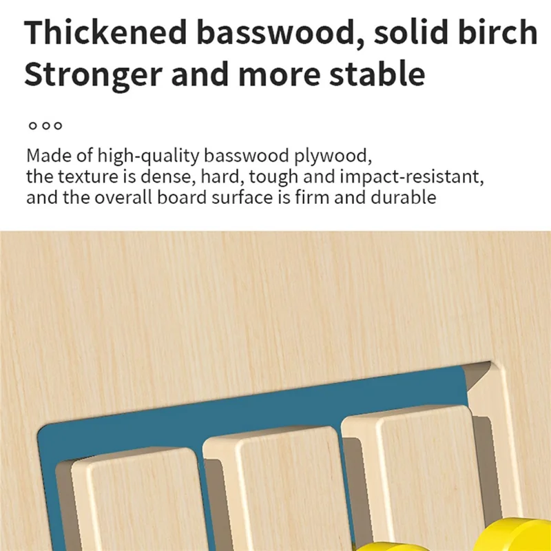 Gioco educativo in legno MWDH-2406 per l'infanzia, abbinamento di quattro colori e forme, giocattolo per lo sviluppo cognitivo e l'apprendimento precoce