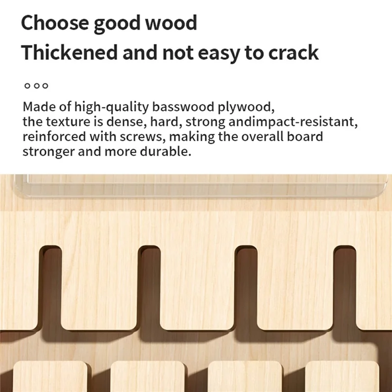 MWDH-2510 Gioco di Abbinamento Colore Cinque Colori, Tavola Logica in Legno Montessori, Giocattolo Educativo per lo Sviluppo Cognitivo