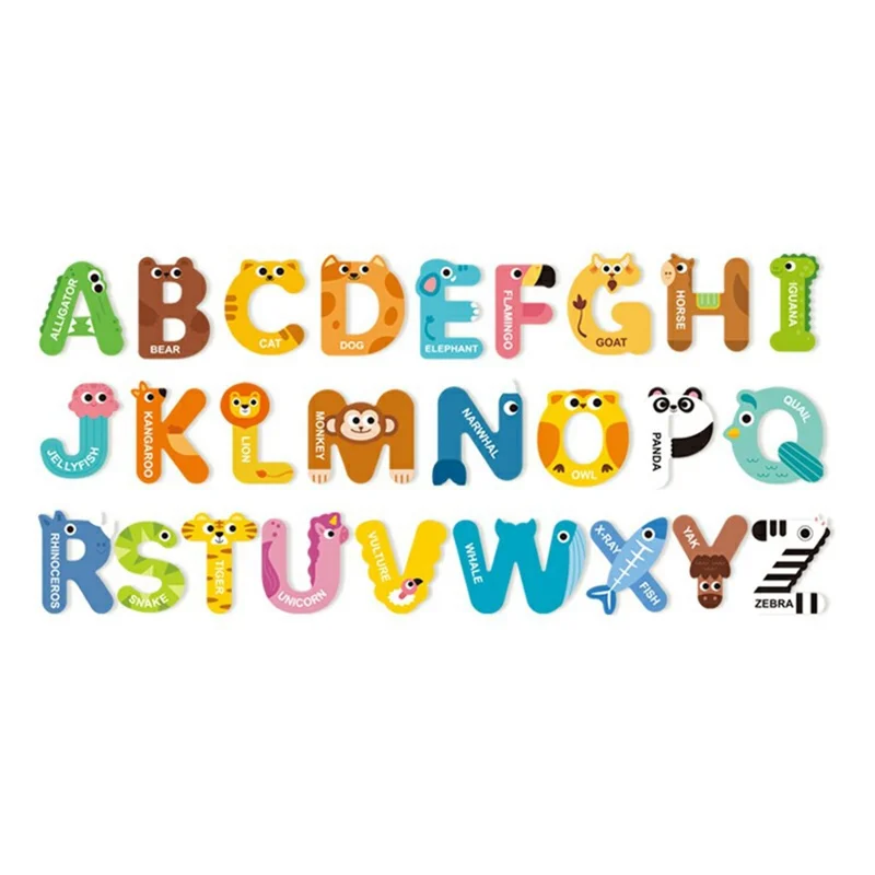 Lettere / Numeri / Animali Puzzle Magnetici Adesivi per Frigorifero Gioco Educativo per l'Apprendimento Cognitivo per Bambini - 591
