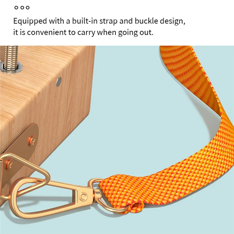 Giocattolo con Cacciavite e Tavola con Dadi Chiave Scatola di Legno Giocattolo Educativo con Tracolla - Legno Robusto