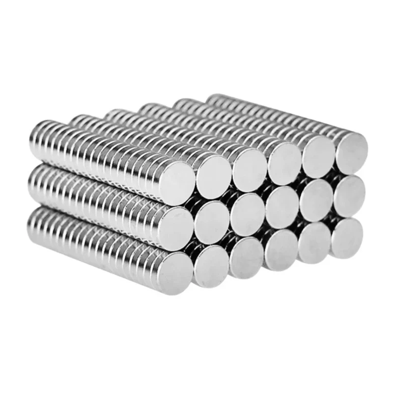 50Pcs / Set Mini Size NdFeB N25 Round Magnets 10x2mm Great Hardness Neodymium Iron Boron Magnets Set