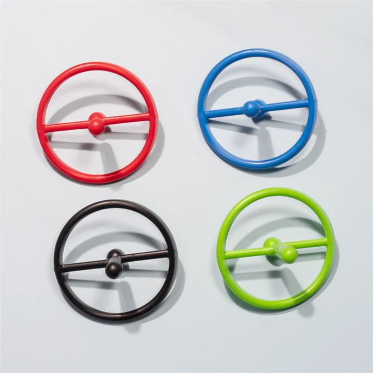 10Pcs Suspension Spin Rotating Exclamation Point Gyro Adult Children Decompression Toy - Red