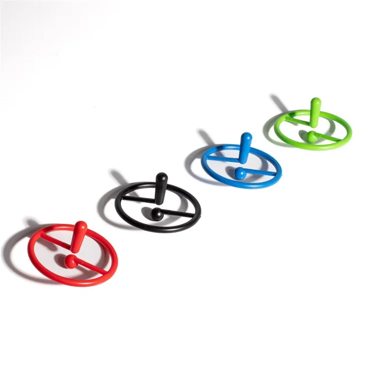 10pcs Suspension Spin Rotierender Ausrufezeichen Gyro Erwachsener Kinder Dekompression Spielzeug - Rot