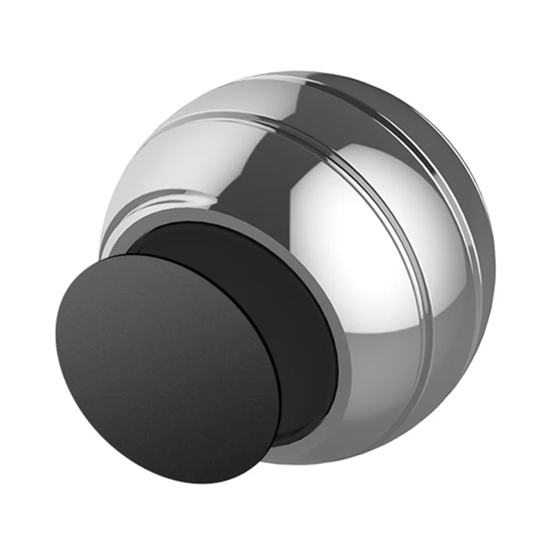 45MM Diameter Decompression Toy Gyroscope Desktop Colored Ball Shape Gyro Perfect Balance Rotation Spinning Top, Size: M - Black