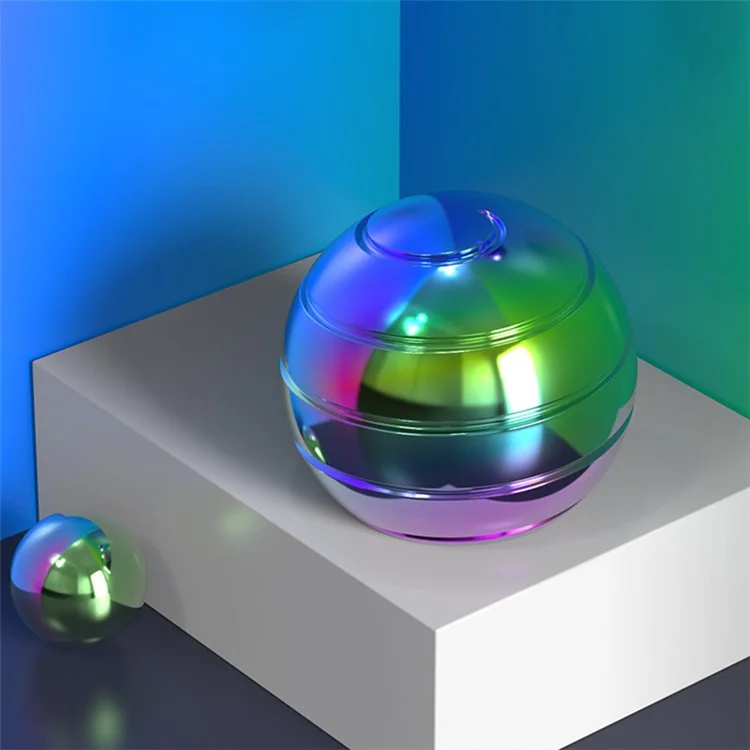 Giocattolo di Decompressione di 45 mm Per Ragazzi / Ragazze / Gyro a Forma di Palla Colorata in Lega Adulta, in Alluminio Gyro Perfect Balance Rotation Rotazione Superiore, Dimensioni: M