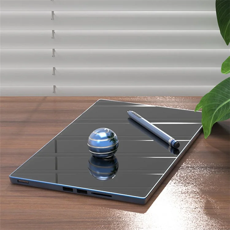 40 mm Silberlinie Design Abnehmbarer Glänzender Gyroskopic Spinning Ball Desktop Round Ball Gyro Fingerspiegel Dekompression Spielzeug - Blau