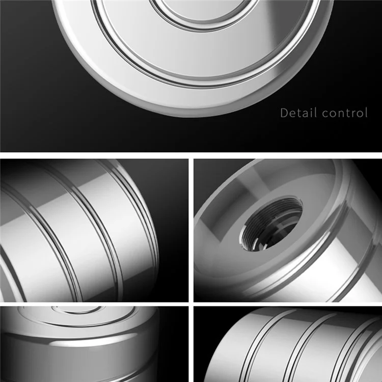 30MM Diameter Cylindrical Stainless Steel Gyro Hard Rotation Spinning Top Desktop Decompression Toy Perfect Balance