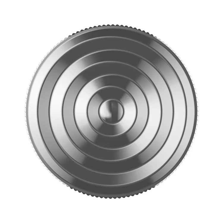 Decompress Pendant Gyro Spinner Necklace Key Chain Metal Spinning Gyroscope Cool Fidget Toy - Stainless Steel Stripe