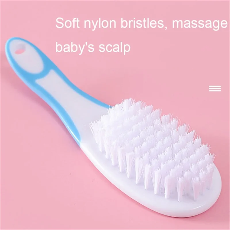 6Pcs / Set Baby Healthcare Nail Care Kit Safe Newborn Nursery Care Set Infant Baby Girl Boy Gift (Dual-colored) - Pink
