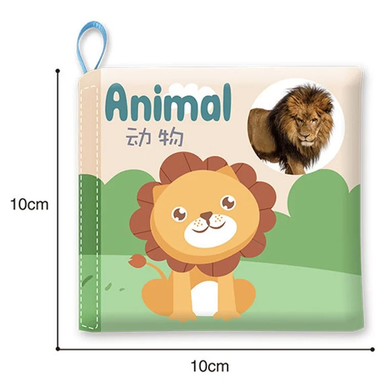026 8-Sides Learning Book for Babies, Toddlers Washable Games Book Educational Toys (No FDA, BPA-Free) - Vegetables