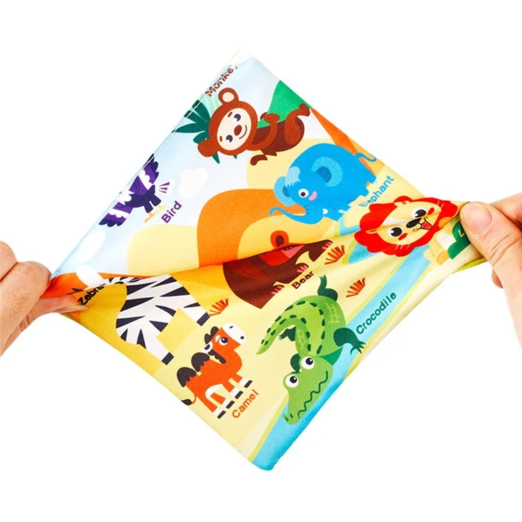 Baby Magic Tissue Box Educational Learning Sensory Toy for Kids Finger Exercise ST - Cartoon Animals