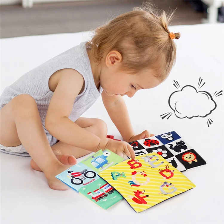 Baby Magic Tissue Box Educational Learning Sensory Toy for Kids Finger Exercise ST - Cartoon Animals