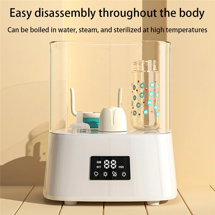 300ml Baby Bottle Temperature Control Scale Baby Feeding Silicone Teat Bottle ST (BPA-Free, NO FDA Certification) - Coffee