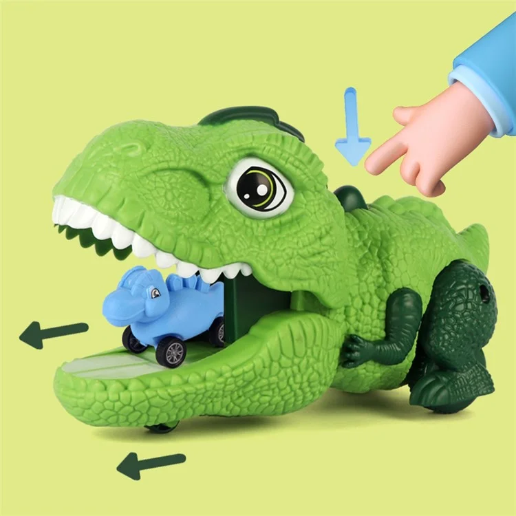 Jeu de Jouets de Dinosaure Mouth Bounce Set Volcano Dinosaur Truck Car Kids Boys Gift