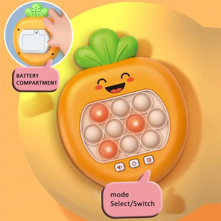 Gioco di Sensibilità Quick Push Pop Puzzle per Adulti e Bambini - Pera