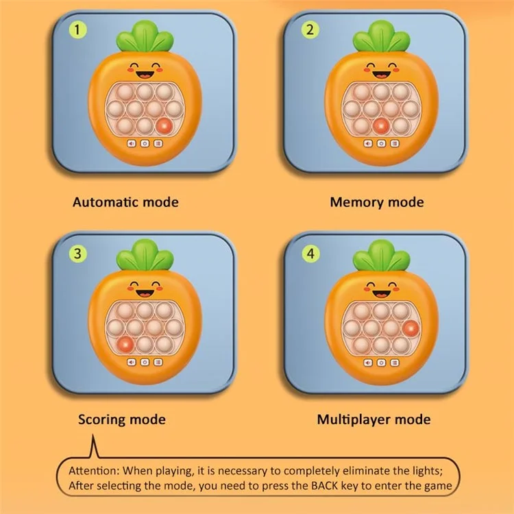 Máquina de Juego de Rompecabezas de Rompecabezas Sensorial de Juego de Juego Rápido Para Adultos y Niños - Pera