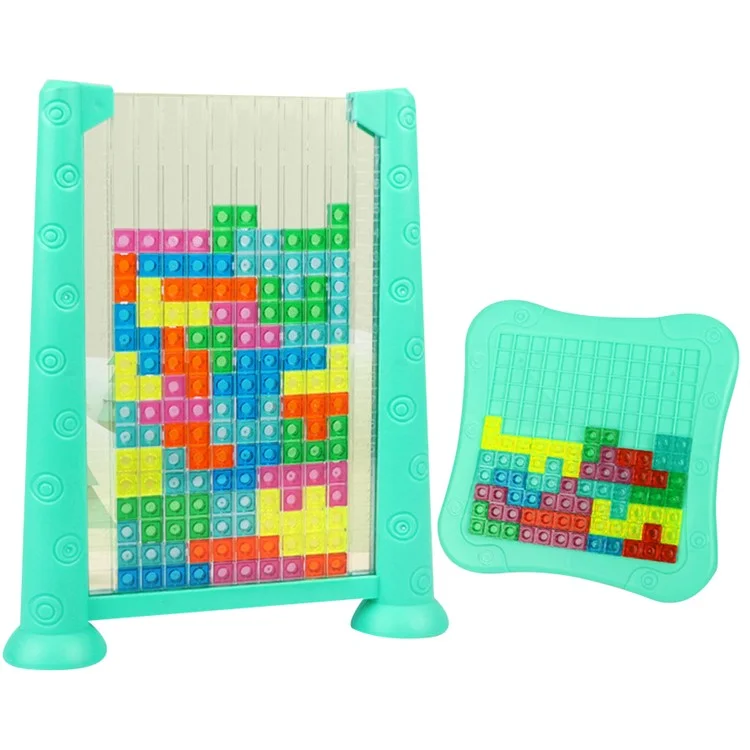 Brinquedo Educativo de Quebra-cabeça 3D em Blocos - HJ3803