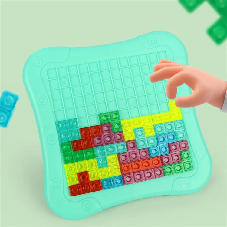 Brinquedo Educativo de Quebra-cabeça 3D em Blocos - HJ3803