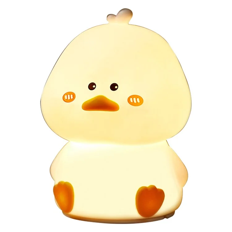 Luce colorata per camera da letto Mini Duck Shape Bedside Tap Lamp Caricamento USB Luce notturna a LED