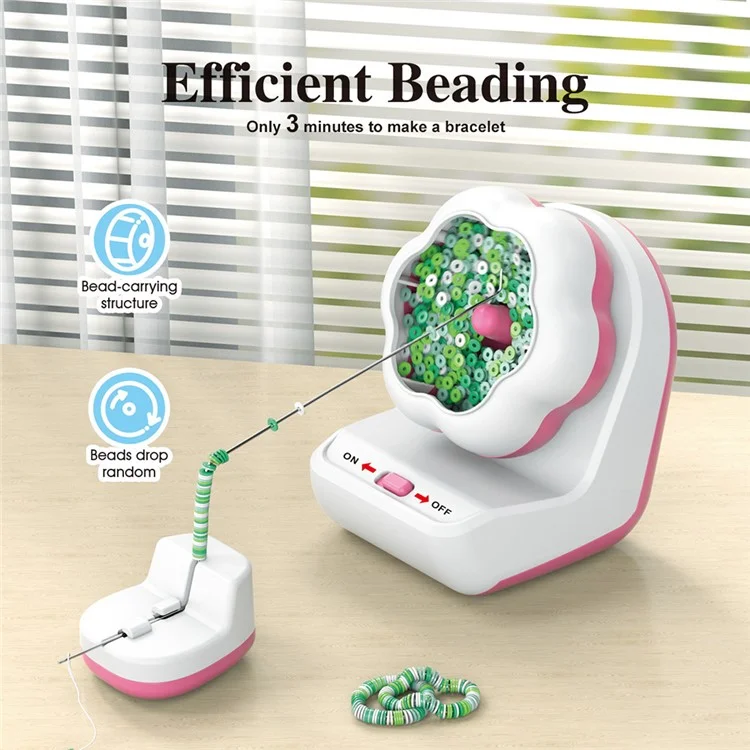 DIY Electric Bead Spinner per Bracciali Gioielli, Ciotola Automatica per Perline in Argilla