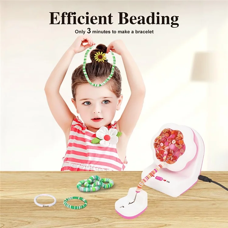 DIY Electric Bead Spinner per Bracciali Gioielli, Ciotola Automatica per Perline in Argilla
