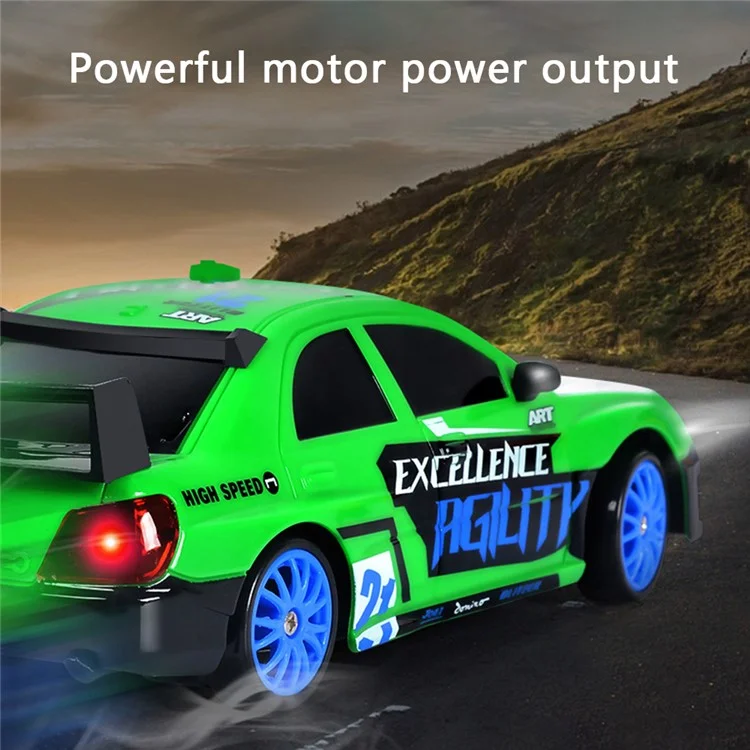 RC Drift Car 1 / 24 2.4GHz 4-Wheel Remote Control Racing On-Road Vehicle Kids Boy Toy (Classic Version) - GTR