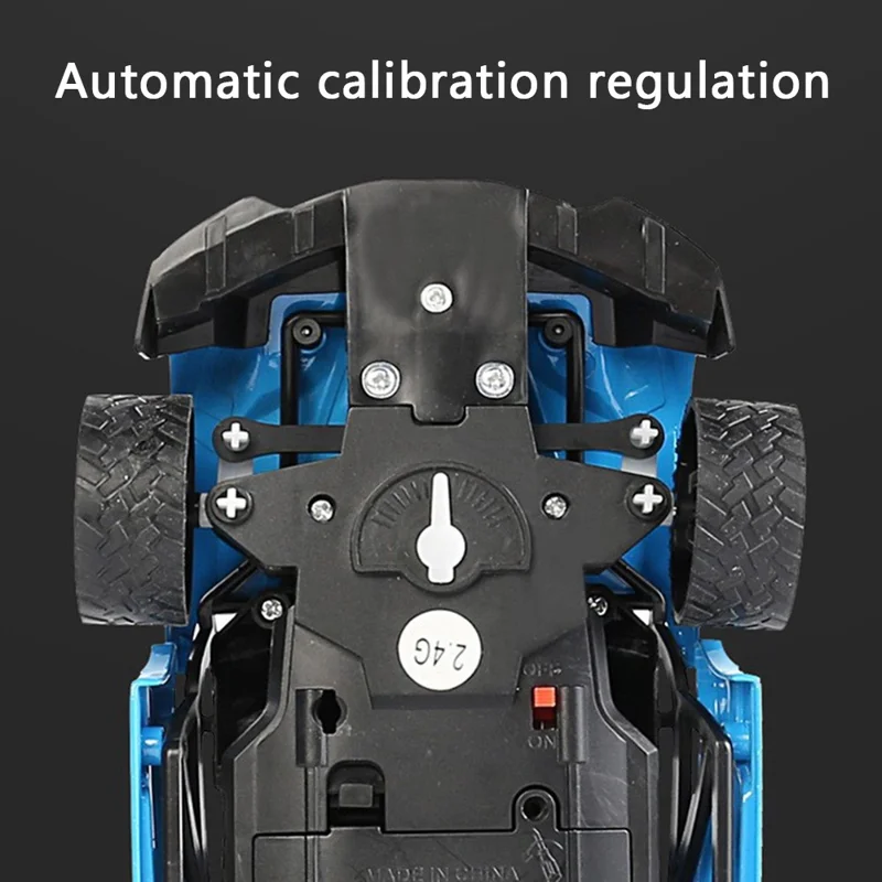 1:16 2.4G Simulation RC Car Rechargeable High Speed Remote Control Car Boys Toy - 8003 Silver