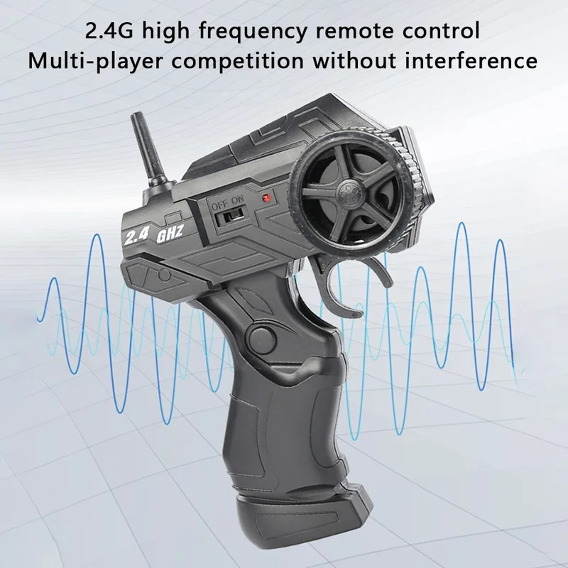 1:16 2.4G Simulation RC Car Rechargeable High Speed Remote Control Car Boys Toy - 8003 Silver