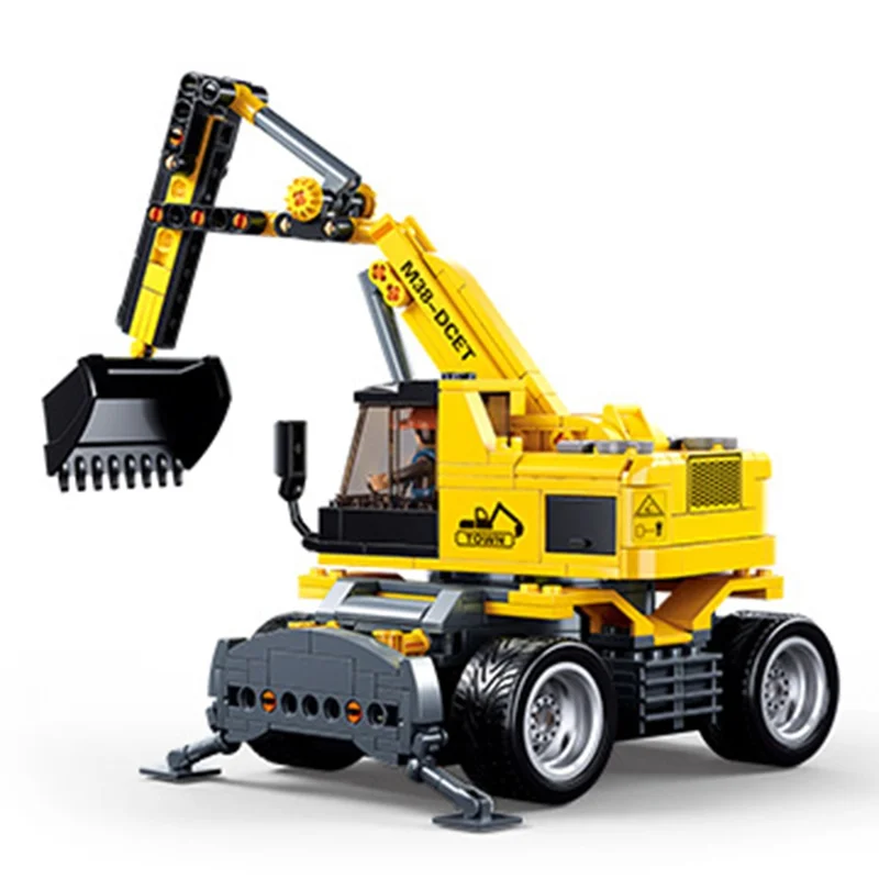 SLUBAN Remote Control Car Building Blocks Toy Kit Kid Boy Birthday Gift - B1155