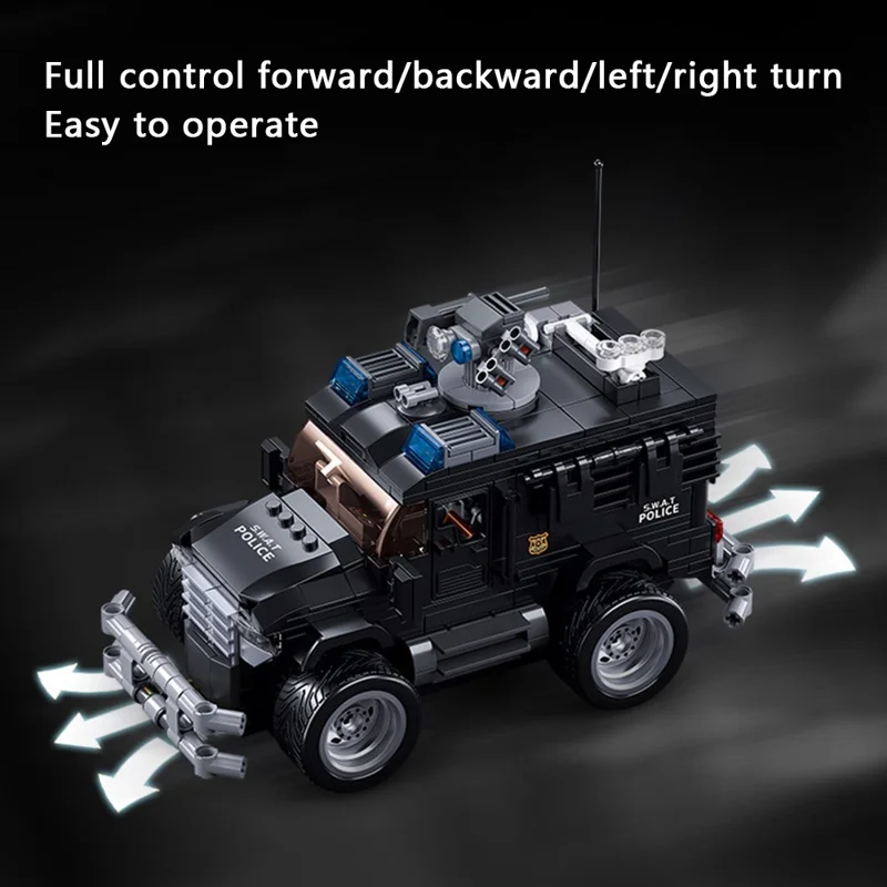 SLUBAN Remote Control Car Building Blocks Toy Kit Kid Boy Birthday Gift - B1155