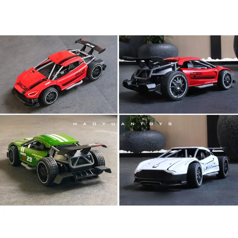 1:24 2.4G Remote Control Racing Car Toy High Speed Drift RC Vehicle Model - SL-60014 Red