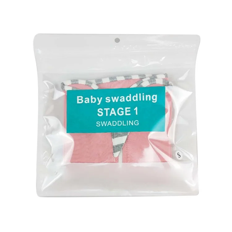 AB01 Cotton Baby Swaddle Blanket Zipper Anti-kicking Infant Sleeping Bag, Size M - Smoke Grey
