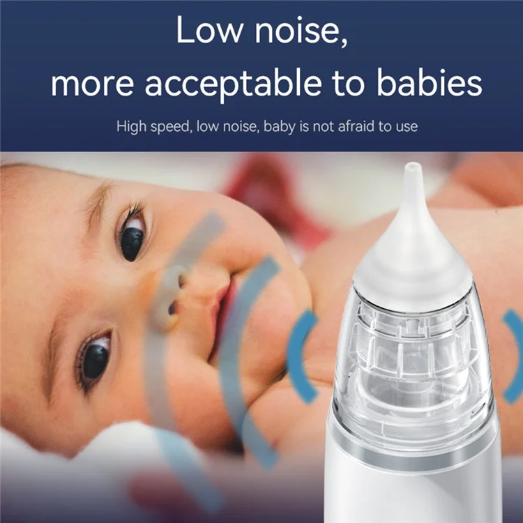 ka1006 Baby Electric Nasal Aspirator Nasal Suction Device with 3 Tips and Soothing Music