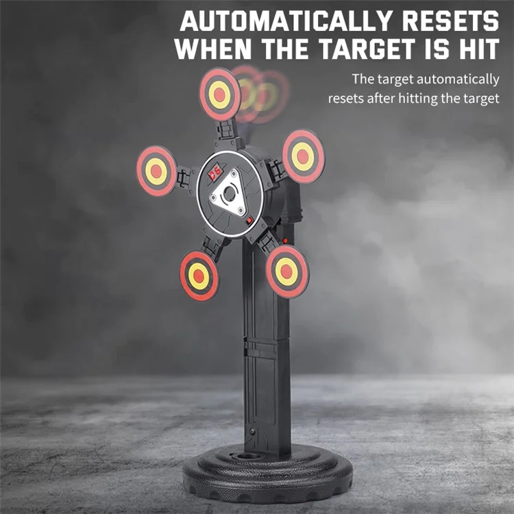 MH3585A Electric Scoring Target 360 Degree Rotating Target Toy with Sound Effect