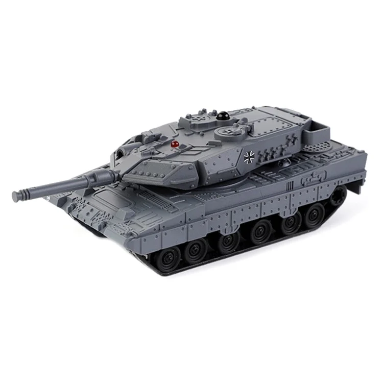 777-584 6 Canais Crianças 2.4G Controle Remoto Battle Tank Toy Simulation Model - Cinza
