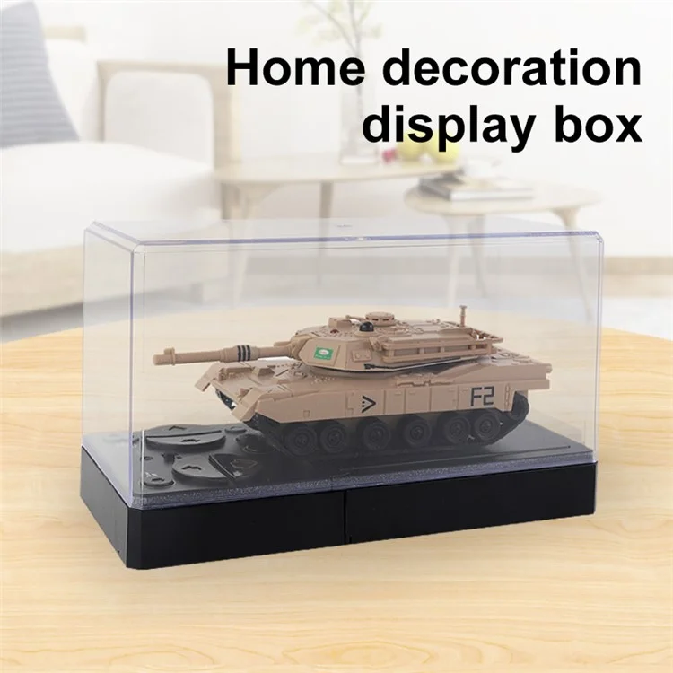 777-584 6 Canais Crianças 2.4G Controle Remoto Battle Tank Toy Simulation Model - Cinza