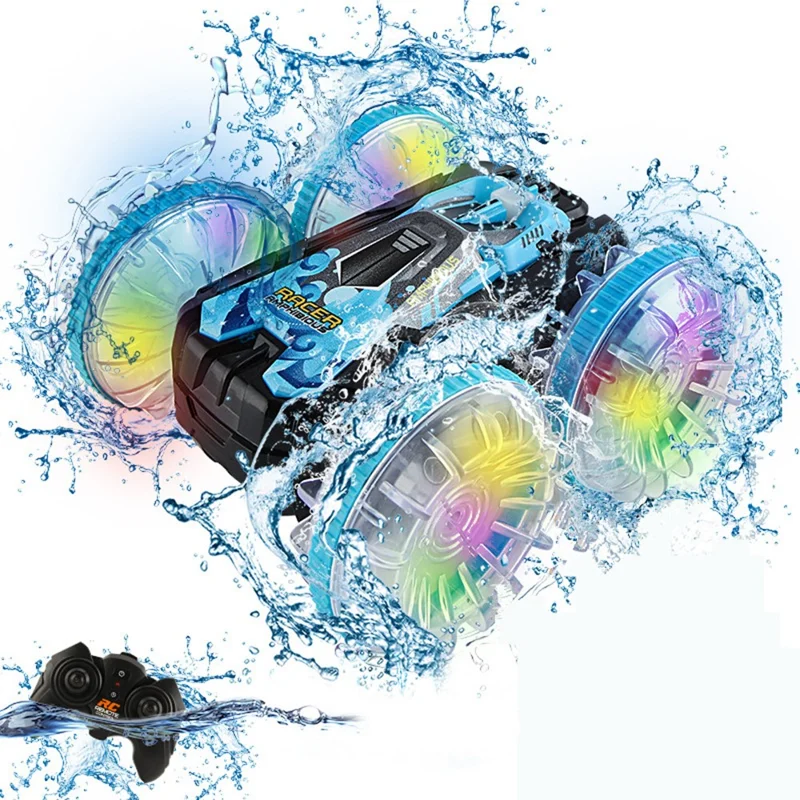 Carro RC Stunt Rotativo 2.4G YL-92 Brinquedo de Natal para Crianças - Laranja