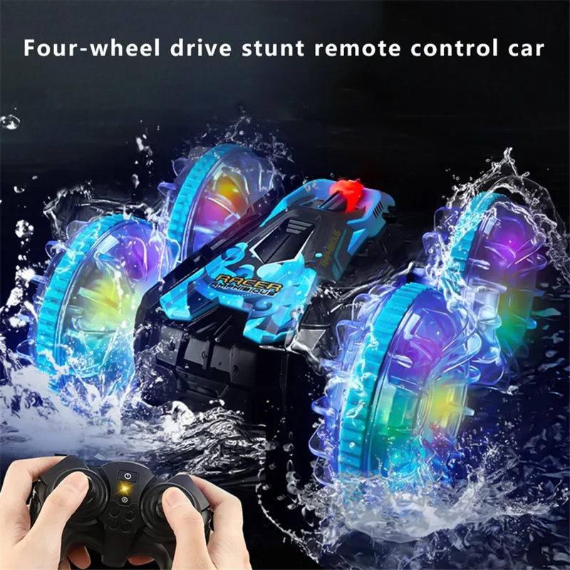 Carro RC Stunt Rotativo 2.4G YL-92 Brinquedo de Natal para Crianças - Laranja