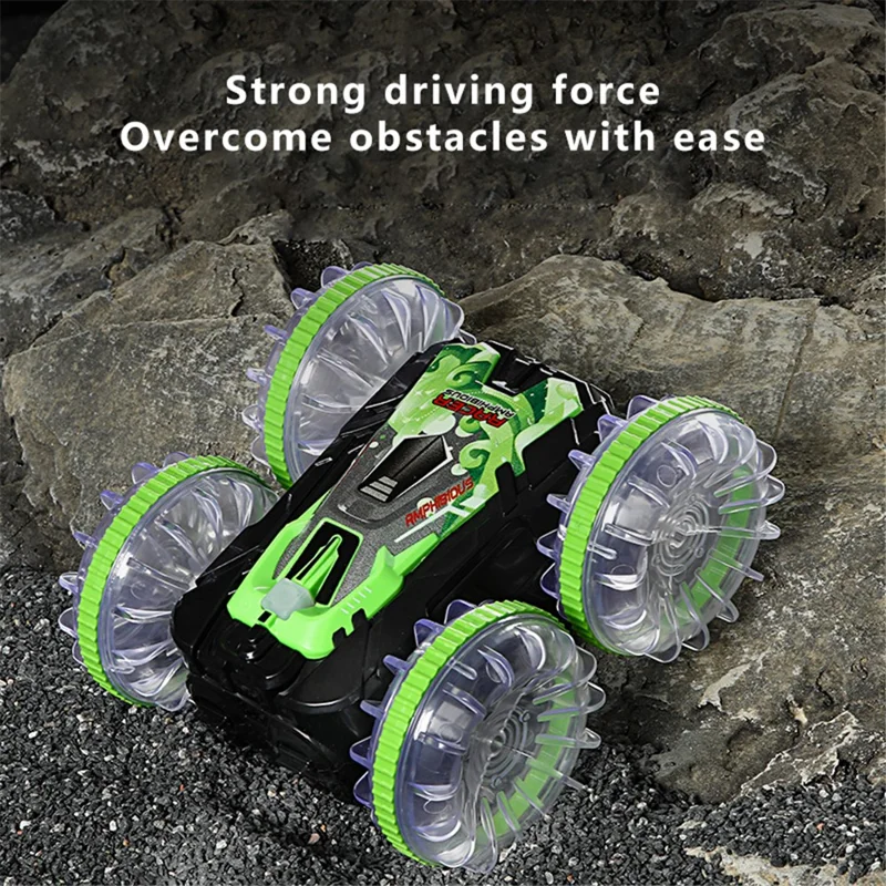 Carro RC Stunt Rotativo 2.4G YL-92 Brinquedo de Natal para Crianças - Laranja