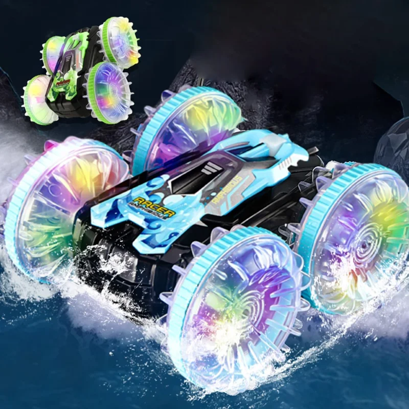 Carro RC Stunt Rotativo 2.4G YL-92 Brinquedo de Natal para Crianças - Laranja